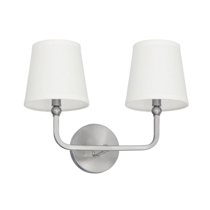 Capital Lighting 119321BN-674 Two Light Vanity, Brushed Nickel