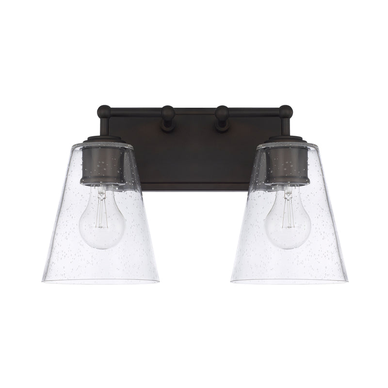 Capital Lighting 121721OB-463 Two Light Vanity, Old Bronze