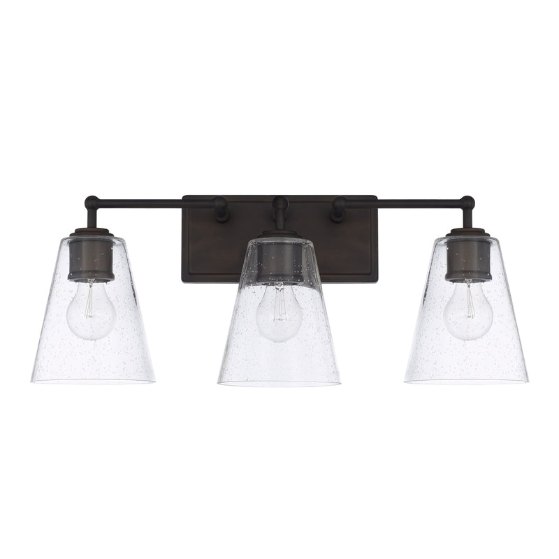 Capital Lighting 121731OB-463 Three Light Vanity, Old Bronze