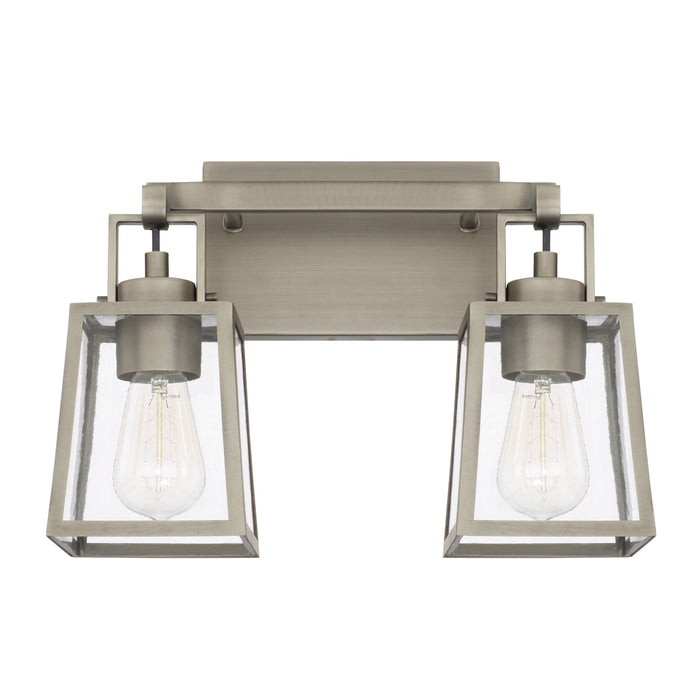 Capital Lighting 125521AN-448 Two Light Vanity, Antique Nickel