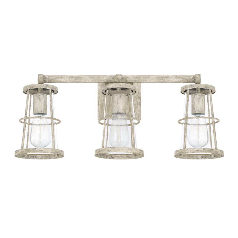 Capital Lighting 127431MS Three Light Vanity, Mystic Sand