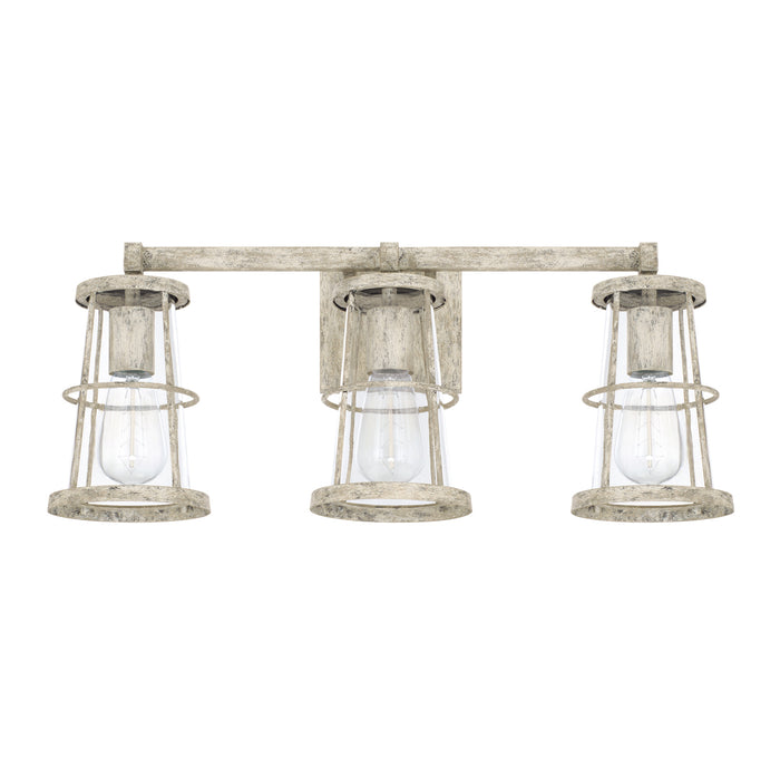 Capital Lighting 127431MS Three Light Vanity, Mystic Sand