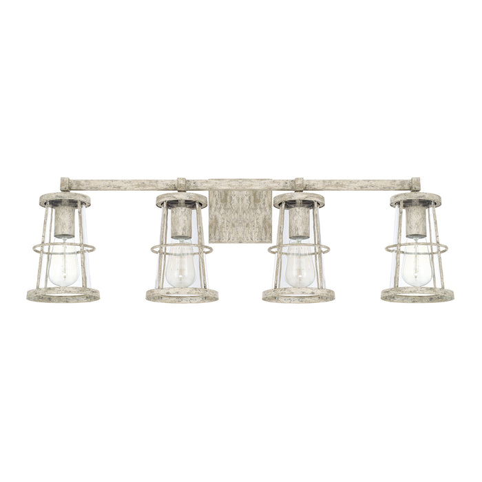 Capital Lighting 127441MS Four Light Vanity, Mystic Sand