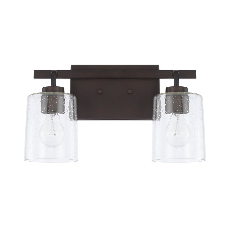 Capital Lighting 128521BZ-449 Two Light Vanity, Bronze
