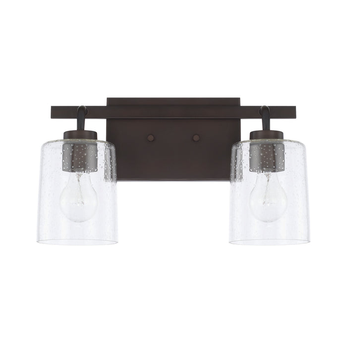 Capital Lighting 128521BZ-449 Two Light Vanity, Bronze