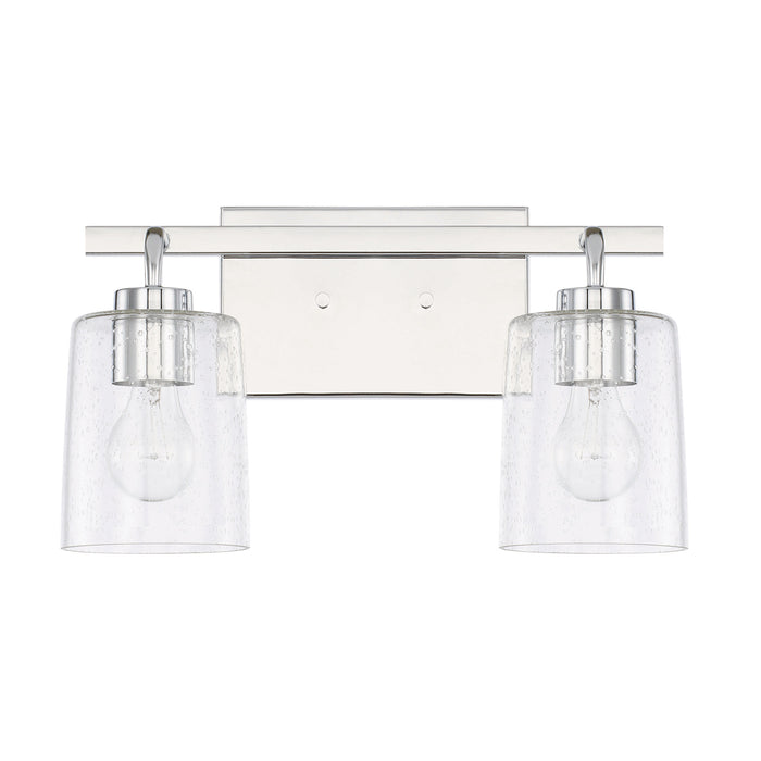 Capital Lighting 128521CH-449 Two Light Vanity, Chrome