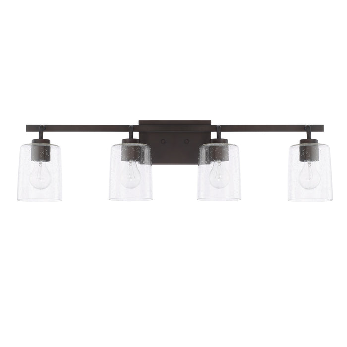 Capital Lighting 128541BZ-449 Four Light Vanity, Bronze
