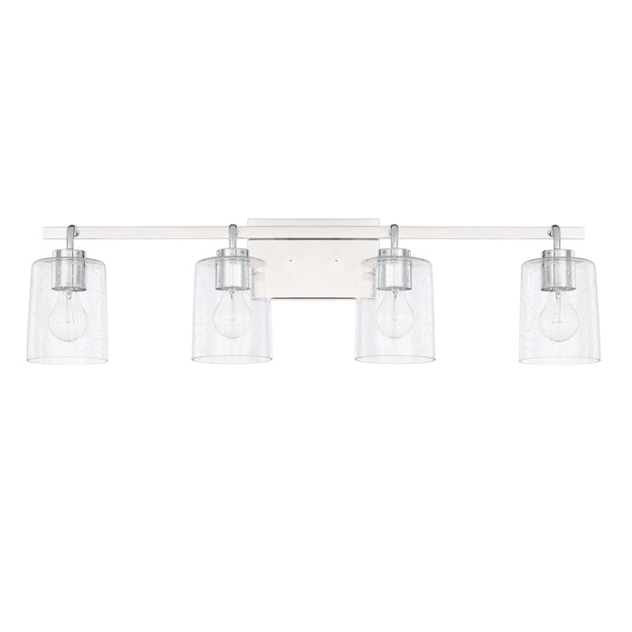 Capital Lighting 128541CH-449 Four Light Vanity, Chrome
