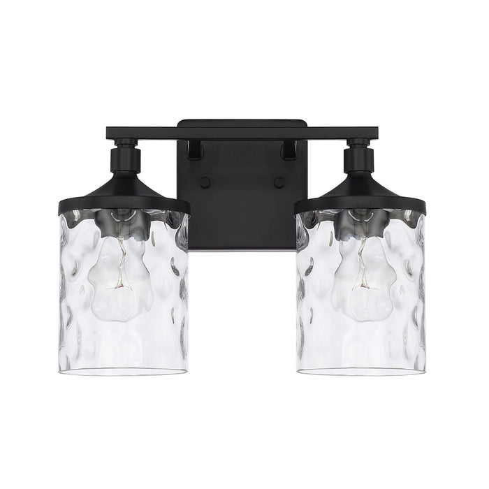 Capital Lighting 128821MB-451 Two Light Vanity, Matte Black
