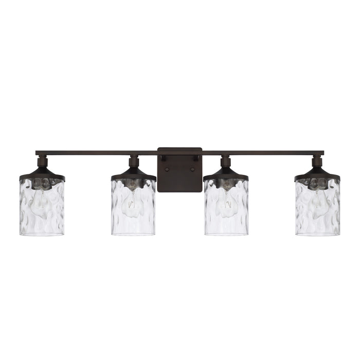 Capital Lighting 128841BZ-451 Four Light Vanity, Bronze