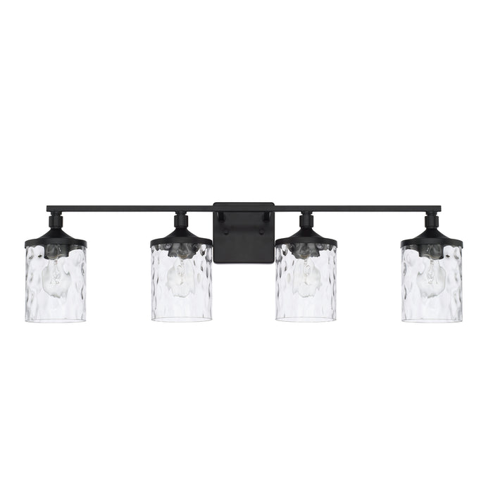 Capital Lighting 128841MB-451 Four Light Vanity, Matte Black