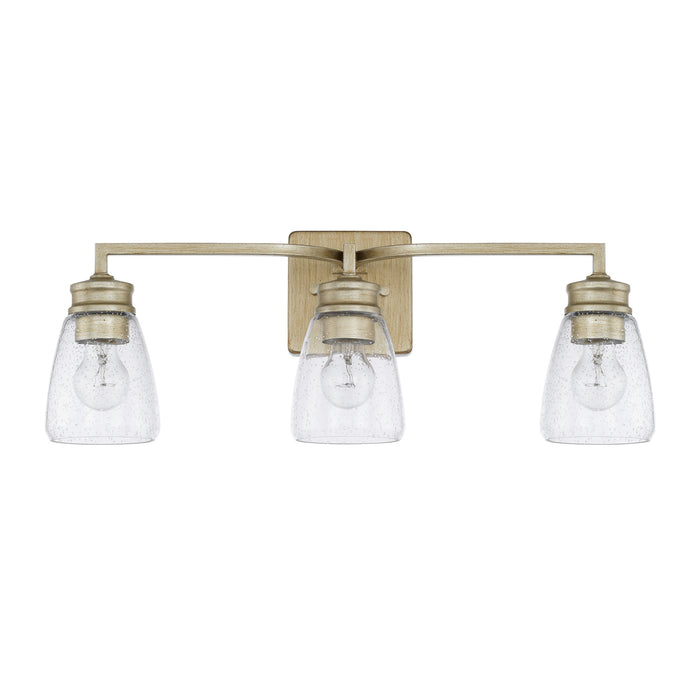Capital Lighting 129031WG-453 Three Light Vanity, Winter Gold