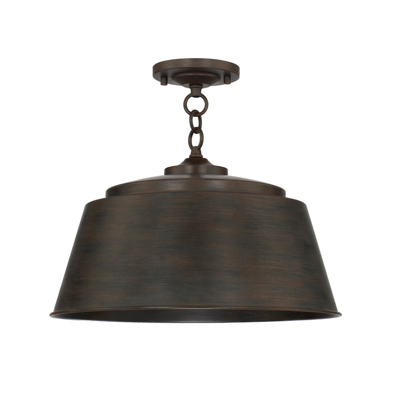 Capital Lighting 229111NG One Light Pendant, Nordic Grey