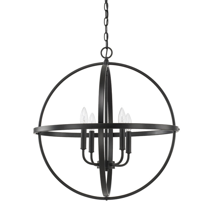 Capital Lighting 317542MB Four Light Pendant, Matte Black