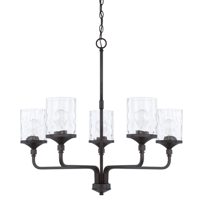 Capital Lighting 428851MB-451 Five Light Chandelier, Matte Black
