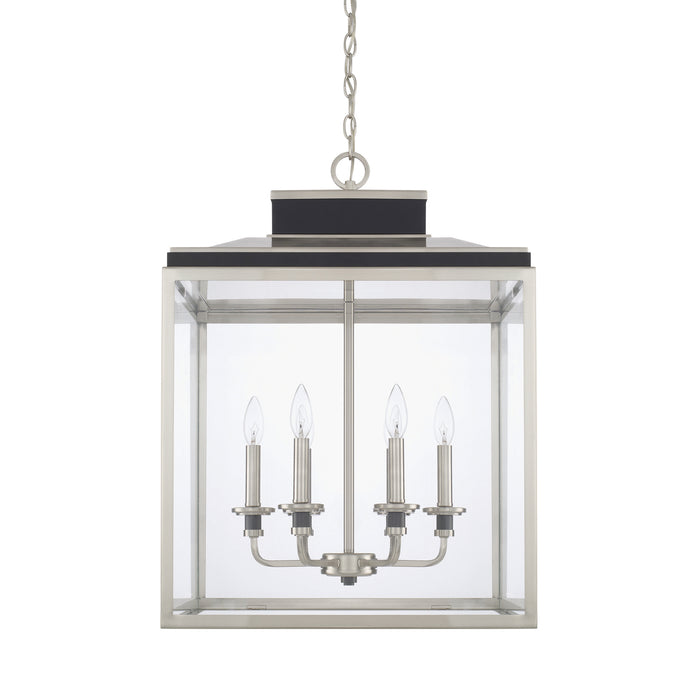Capital Lighting 525261BT Six Light Foyer, Black Tie