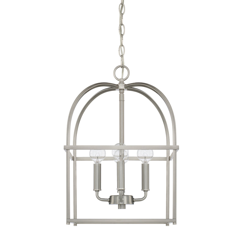 Capital Lighting 527542BN Four Light Foyer, Brushed Nickel