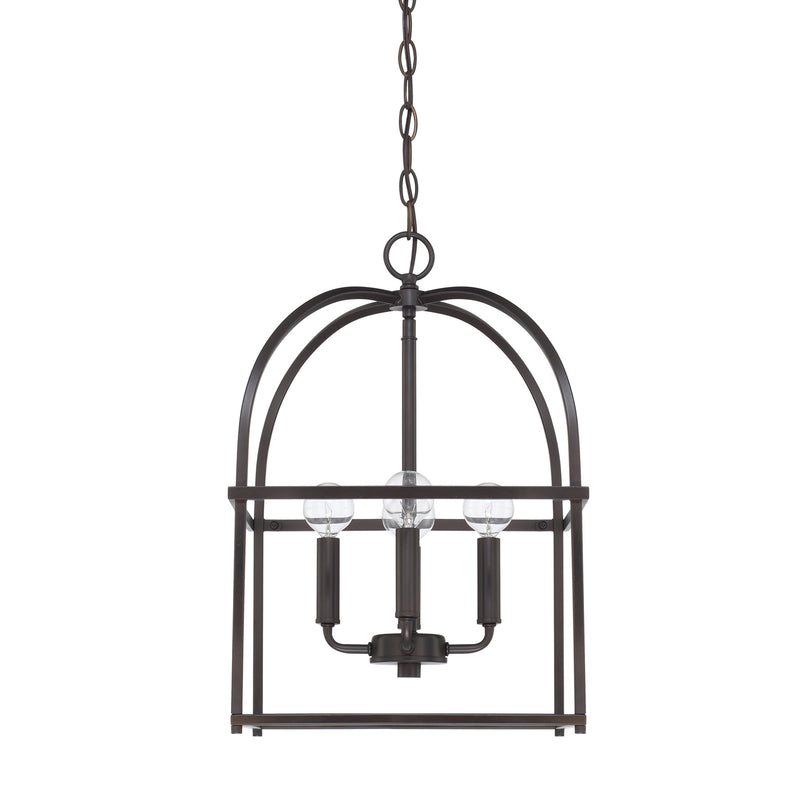 Capital Lighting 527542MB Four Light Foyer, Matte Black