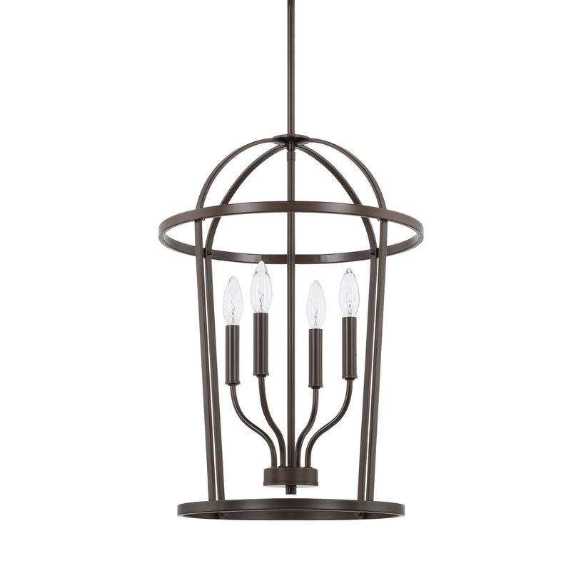 Capital Lighting 528541BZ Four Light Foyer, Bronze