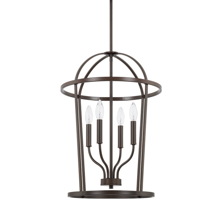 Capital Lighting 528541BZ Four Light Foyer, Bronze
