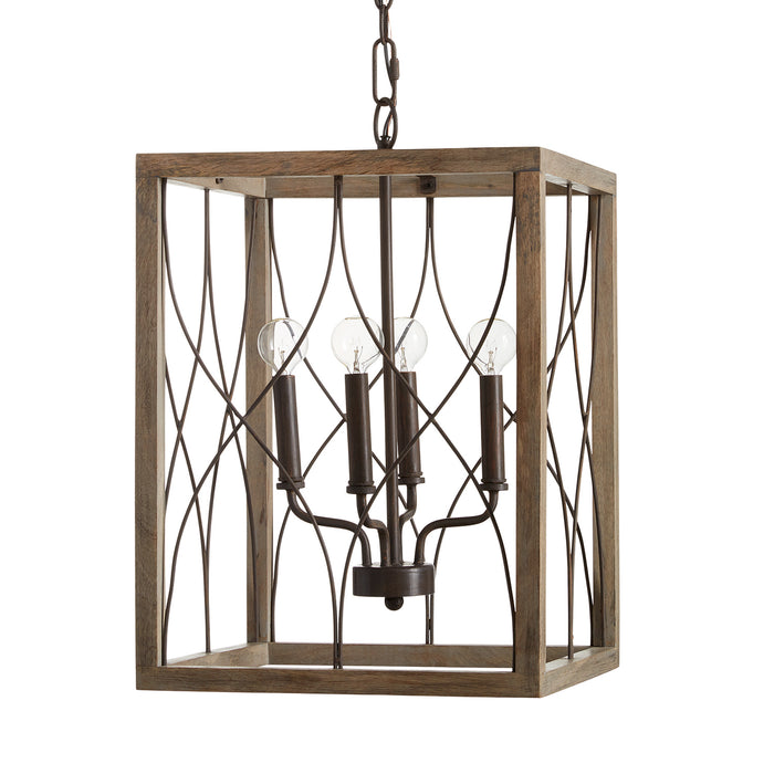 Capital Lighting 529141NG Four Light Foyer, Nordic Grey
