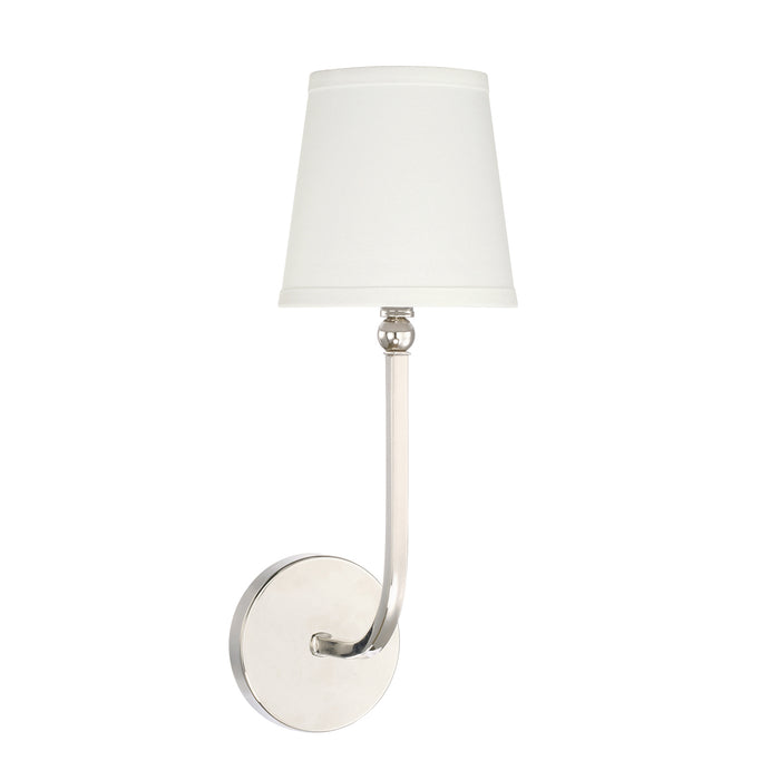 Capital Lighting 619311PN-674 One Light Wall Sconce, Polished Nickel