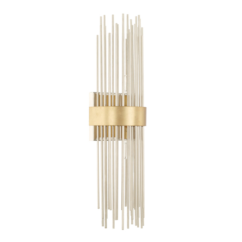 Capital Lighting 625421FI Two Light Wall Sconce, Fire and Ice