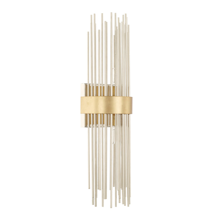 Capital Lighting 625421FI Two Light Wall Sconce, Fire and Ice