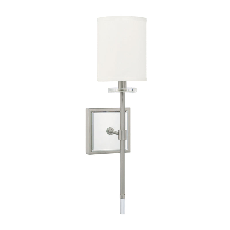 Capital Lighting 628413BN-684 One Light Wall Sconce, Brushed Nickel