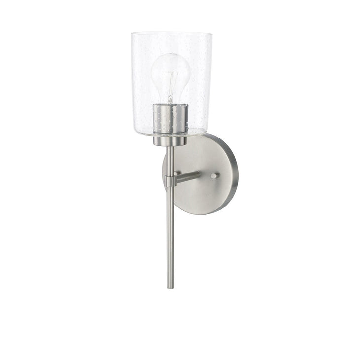 Capital Lighting 628511BN-449 One Light Wall Sconce, Brushed Nickel