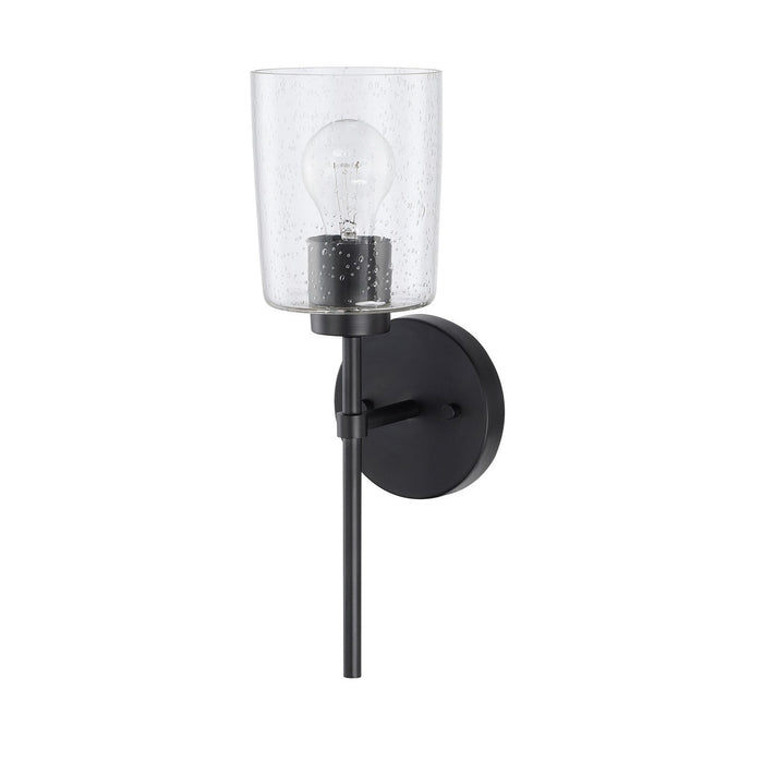 Capital Lighting 628511MB-449 One Light Wall Sconce, Matte Black