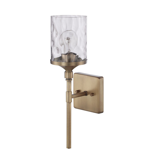 Capital Lighting 628811AD-451 One Light Wall Sconce, Aged Brass