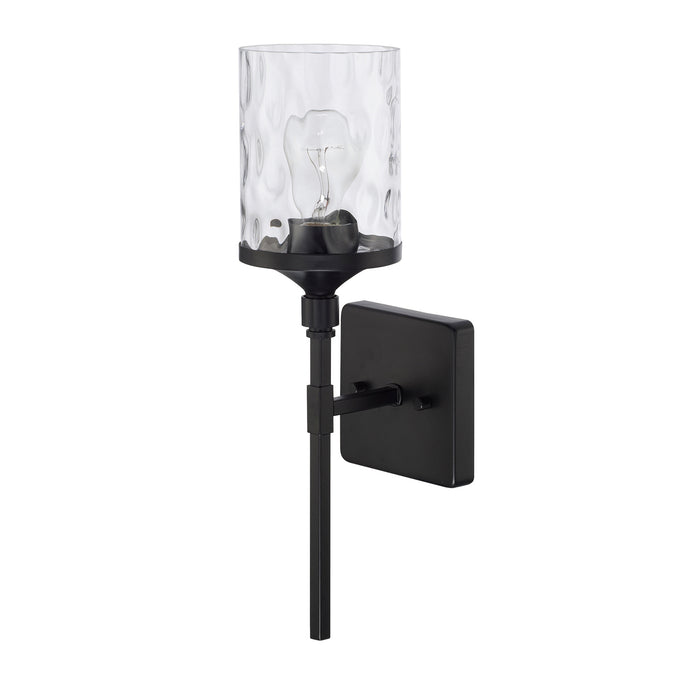 Capital Lighting 628811MB-451 One Light Wall Sconce, Matte Black