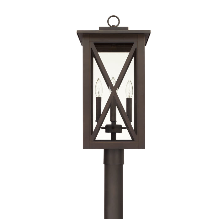 Capital Lighting 926643OZ Four Light Outdoor Post Lantern, Oiled Bronze