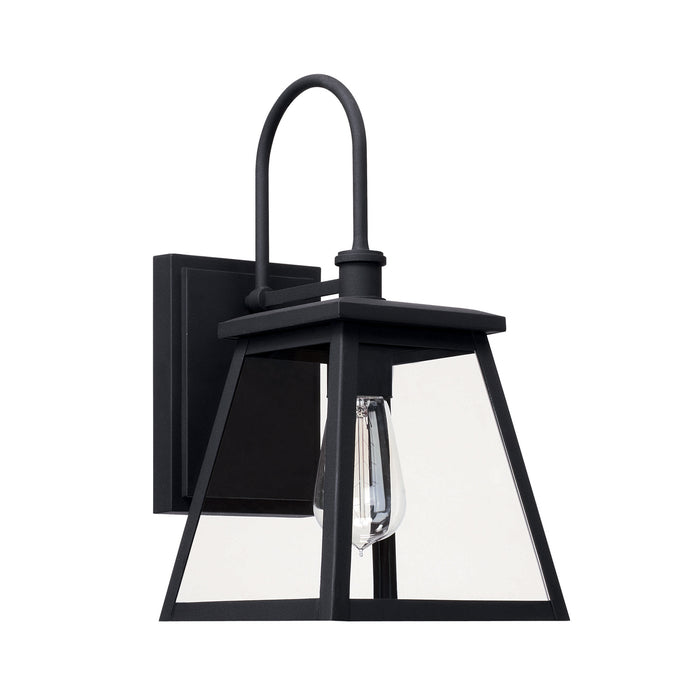 Capital Lighting 926811BK One Light Outdoor Wall Lantern, Black