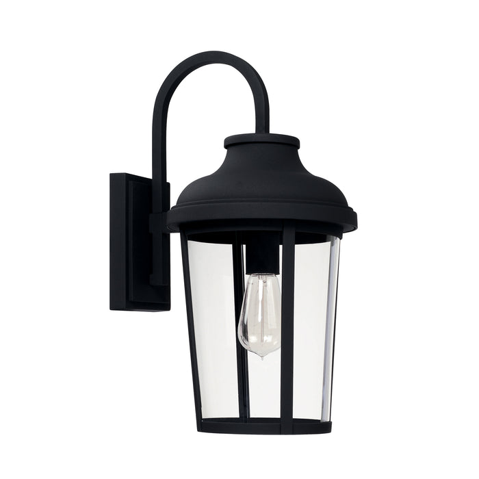 Capital Lighting 927011BK One Light Outdoor Wall Lantern, Black