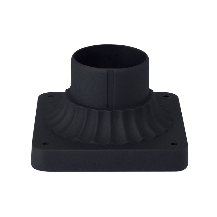 Capital Lighting 929902BK Pier Mount Flange, Black