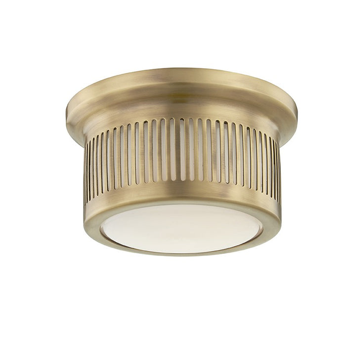 Hudson Valley 1440-AGB LED Flush Mount, Aged Brass
