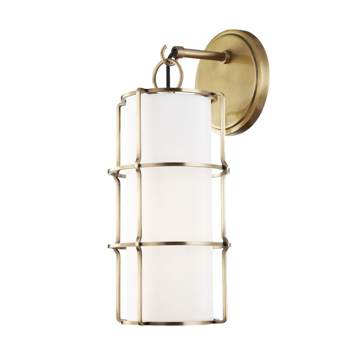 Hudson Valley 1500-AGB LED Wall Sconce, Aged Brass