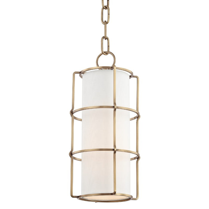 Hudson Valley 1510-AGB LED Pendant, Aged Brass