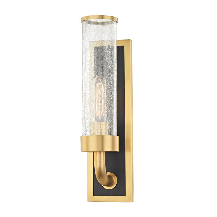 Hudson Valley 1721-AGB One Light Wall Sconce, Aged Brass