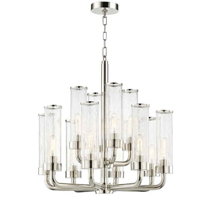 Hudson Valley 1726-PN 12 Light Chandelier, Polished Nickel
