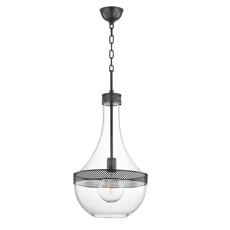 Hudson Valley 1814-OB One Light Pendant, Old Bronze