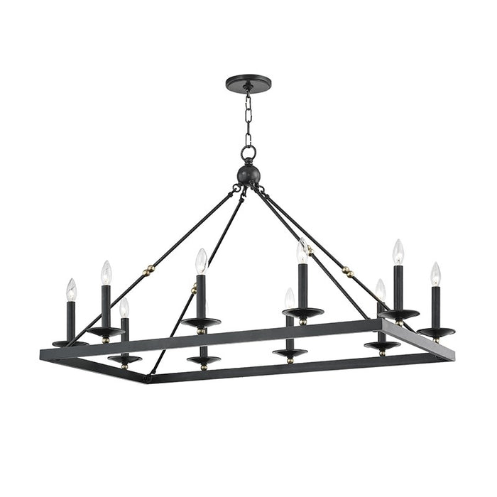 Hudson Valley 3244-AOB Ten Light Linear, Aged Old Bronze