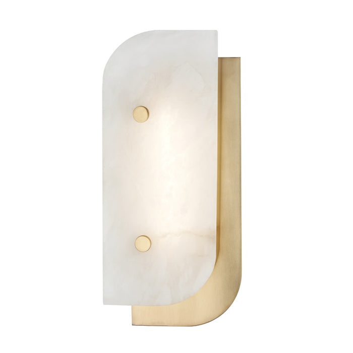 Hudson Valley 3313-AGB LED Wall Sconce, Aged Brass