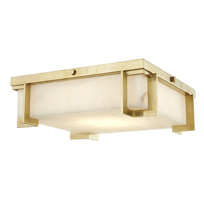 Hudson Valley 3913-AGB LED Flush Mount, Aged Brass
