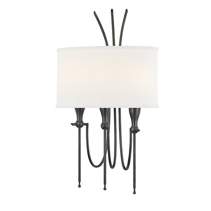 Hudson Valley 4303-OB Three Light Wall Sconce, Old Bronze