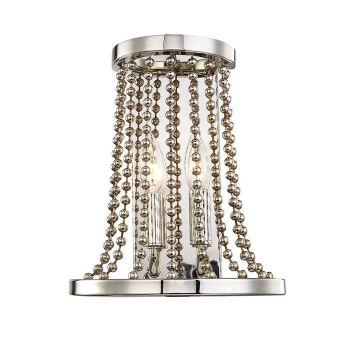 Hudson Valley 5700-PN Two Light Wall Sconce, Polished Nickel