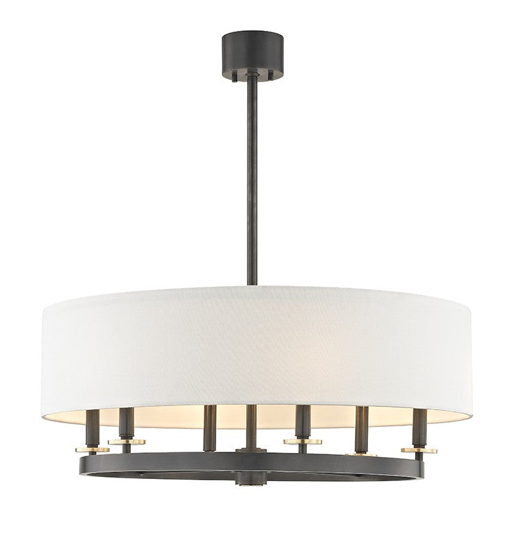 Hudson Valley 6530-AOB Six Light Chandelier, Aged Old Bronze