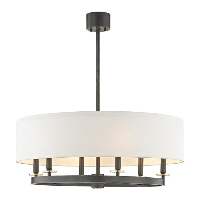 Hudson Valley 6530-AOB Six Light Chandelier, Aged Old Bronze